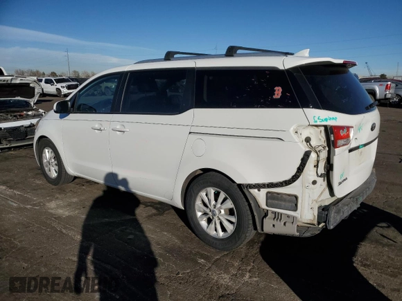 2017 Kia Sedona LX with VIN KNDMB5C19H6325946, listed as a Copart auction lot 82248594 with 139,172 mi miles and Salvage Title. Bid and sale history available at carsss.com. Image 2.