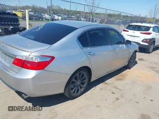 2014 Honda Accord Sport with VIN 1HGCR2F57EA186141, listed as a IAAI auction lot 41990049 with 95,805 mi miles and . Bid and sale history available at carsss.com. Image 4.