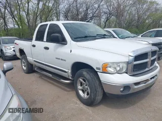 2004 Dodge 1500 SLT with VIN 1D7HU18D44S767726, listed as a IAAI auction lot 42035505 with 223,594 mi miles. Bid and sale history available at carsss.com. Image 1.