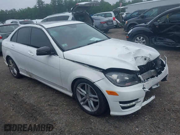 2013 Mercedes-Benz C 300 Sport with VIN WDDGF8AB2DR247992, listed as a IAAI auction lot 42484654 with 102,736 mi miles and . Bid and sale history available at DreamBid. Image 1.