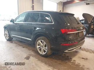 2023 Audi Q7 Premium with VIN WA1AXBF73PD000720, listed as a IAAI auction lot 42335398 with 26,736 mi miles and . Bid and sale history available at DreamBid. Image 3.