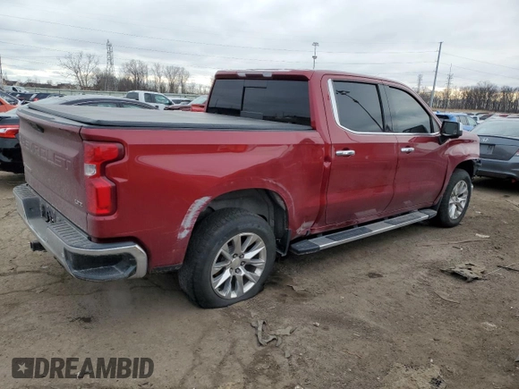 2020 Chevrolet Silverado 1500 LTZ with VIN 1GCUYGEDXLZ225427, listed as a Copart auction lot 43807995 with 103,785 mi miles and Clean Title. Bid and sale history available at DreamBid. Image 3.