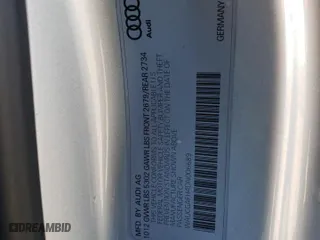 2013 Audi S5 Premium Plus with VIN WAUCGAFH4DN006689, listed as a Copart auction lot 80929814 with 65,818 mi miles and Salvage Title. Bid and sale history available at carsss.com. Image 12.
