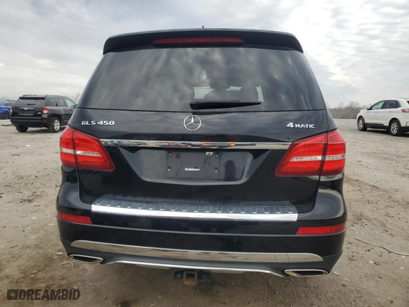 2018 Mercedes-Benz GLS with VIN 4JGDF6EE8JB128480, listed as a Copart auction lot 46312765 with 152,823 mi miles and Clean Title. Bid and sale history available at carsss.com. Image 6.