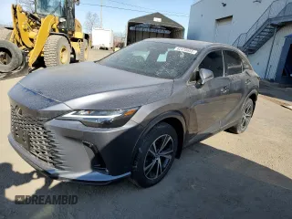 2023 Lexus RX with VIN 2T2BAMCA4PC004789, listed as a Copart auction lot 42370655 with 33,548 mi miles and Clean Title. Bid and sale history available at carsss.com. Image 1.
