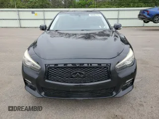 2014 Infiniti Q50 Premium with VIN JN1BV7AP8EM684524, listed as a Copart auction lot 59286115 with 105,107 mi miles and Salvage title. Bid and sale history available at DreamBid. Image 5.