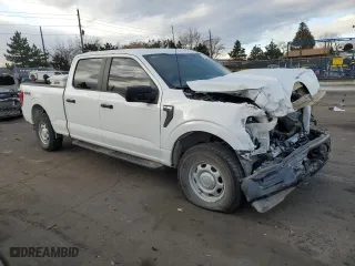 2024 Ford F-150 XL with VIN 1FTFW1L5XRKE05208, listed as a Copart auction lot 83982634 with 5,444 mi miles and Salvage Title. Bid and sale history available at carsss.com. Image 4.