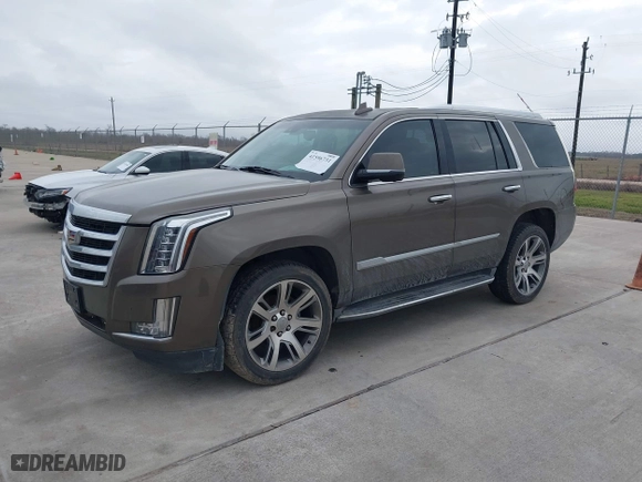 2015 Cadillac Escalade Luxury with VIN 1GYS3MKJ9FR725818, listed as a IAAI auction lot 41596731 with 224,246 mi miles. Bid and sale history available at carsss.com. Image 17.