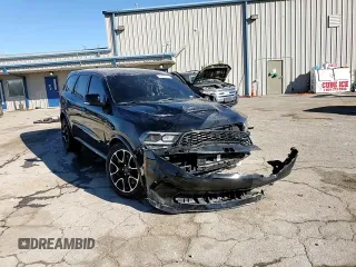 2021 Dodge Durango SRT Hellcat with VIN 1C4SDJH9XMC639397, listed as a Copart auction lot 88683745 with 57,094 mi miles and Salvage Title. Bid and sale history available at DreamBid. Image 14.