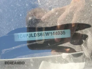 2014 Jeep Cherokee Limited with VIN 1C4PJLDS6EW144035, listed as a Copart auction lot 48463635 with 0 mi miles and Salvage Title. Bid and sale history available at carsss.com. Image 13.