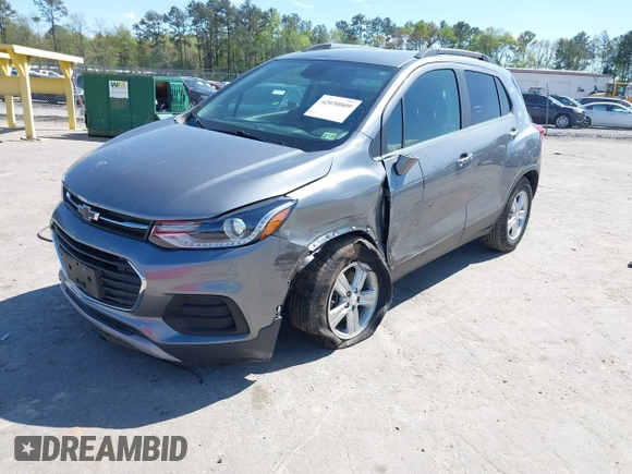 2020 Chevrolet Trax LT with VIN 3GNCJLSBXLL322296, listed as a IAAI auction lot 42030809 with 51,367 mi miles and . Bid and sale history available at DreamBid. Image 17.