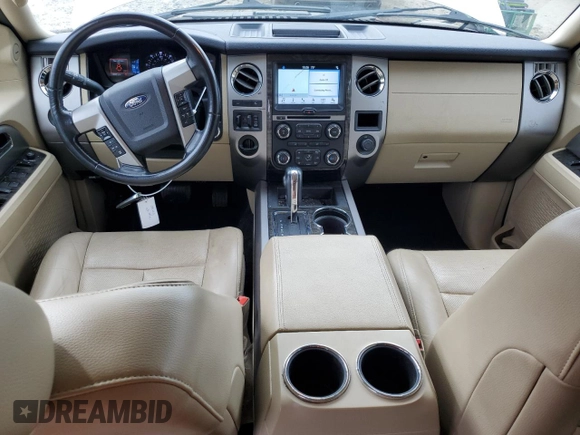 2017 Ford Expedition EL Limited with VIN 1FMJK1KT7HEA56779, listed as a Copart auction lot 74611244 with 95,351 mi miles and Salvage Title. Bid and sale history available at carsss.com. Image 8.