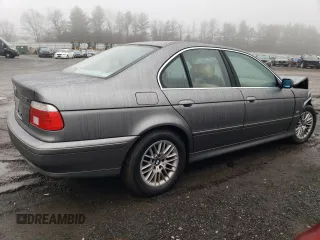 2003 BMW 5 Series 530iA with VIN WBADT63463CK43600, listed as a Copart auction lot 85340764 with 0 mi miles and Salvage Title. Bid and sale history available at carsss.com. Image 3.