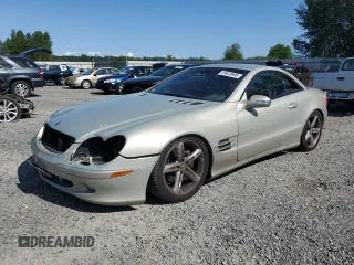 2003 Mercedes-Benz SL 500 with VIN WDBSK75F43F006828, listed as a Copart auction lot 59639995 with Not provided miles and Salvage title. Bid and sale history available at DreamBid. Image 1.