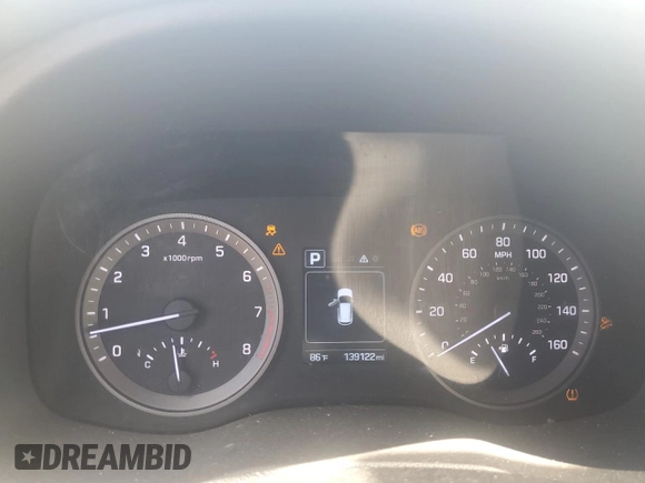 2016 Hyundai Tucson SE z VIN KM8J3CA41GU215612, wystawiony jako Copart lot #56111365 z przebiegiem 139 122 mil mil oraz Szkoda całkowita • Salvage title. Historia ofert i sprzedaży dostępna na DreamBid. Obrazek 9.
