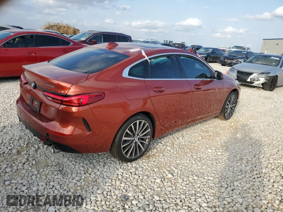 2023 BMW 2 Series 228i with VIN WBA53AK04P7M28202, listed as a Copart auction lot 79172654 with 11,612 mi miles and Salvage Title. Bid and sale history available at carsss.com. Image 3.