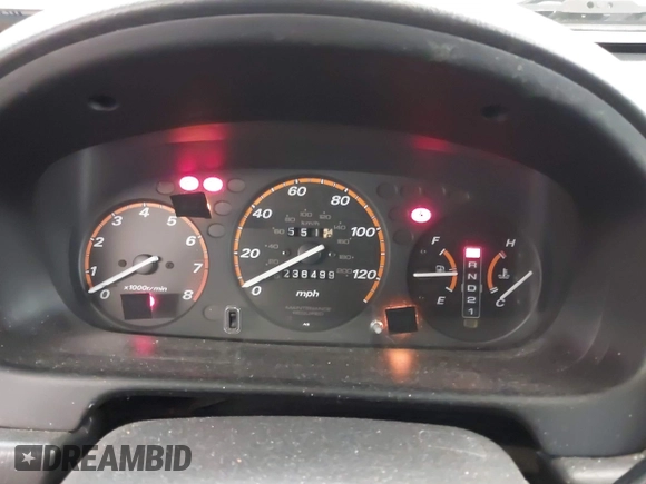 2000 Honda CR-V EX with VIN JHLRD1861YC009880, listed as a IAAI auction lot 41613882 with 238,499 mi miles. Bid and sale history available at carsss.com. Image 7.