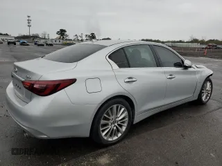 2019 Infiniti Q50 3.0t LUXE with VIN JN1EV7AR2KM558508, listed as a Copart auction lot 51621555 with 86,162 mi miles and Salvage Title. Bid and sale history available at carsss.com. Image 3.