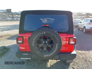 2022 Jeep Wrangler Unlimited Willys with VIN 1C4HJXDN3NW129708, listed as a IAAI auction lot 42025893 with 14,548 mi miles and . Bid and sale history available at DreamBid. Image 16.