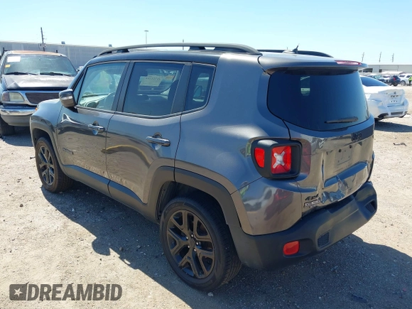 2016 Jeep Renegade Latitude with VIN ZACCJBBT0GPE12727, listed as a IAAI auction lot 41722294 with 114,561 mi miles and . Bid and sale history available at DreamBid. Image 3.