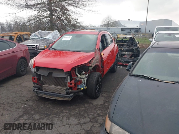 2015 Chevrolet Trax LTZ with VIN 3GNCJTSB4FL238317, listed as a IAAI auction lot 41354507 with 123,954 mi miles. Bid and sale history available at carsss.com. Image 21.