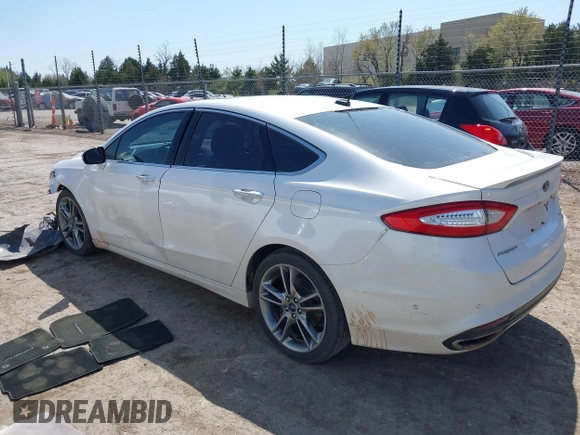 2013 Ford Fusion Titanium with VIN 3FA6P0K96DR303345, listed as a IAAI auction lot 41921106 with 131,732 mi miles. Bid and sale history available at carsss.com. Image 15.