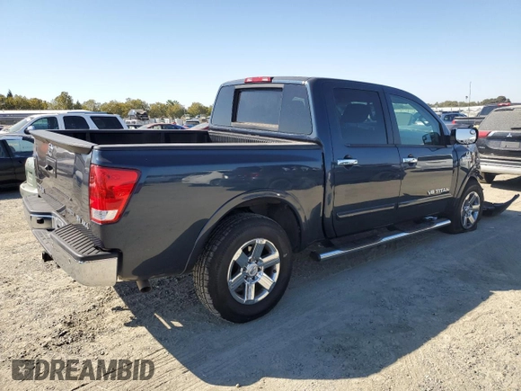 2015 Nissan Titan SL with VIN 1N6BA0EC1FN506809, listed as a Copart auction lot 72825514 with 132,830 mi miles and Salvage Title. Bid and sale history available at carsss.com. Image 3.