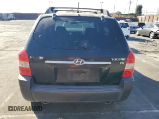 2007 Hyundai Tucson SE with VIN KM8JN12DX7U633017, listed as a Copart auction lot 77671904 with 257,367 mi miles and Clean Title. Bid and sale history available at carsss.com. Image 6.