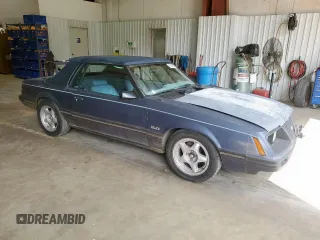 1983 Ford Mustang GT with VIN 1FABP27F8DF158802, listed as a Copart auction lot 63516945 with 3,424 mi miles and Salvage title. Bid and sale history available at DreamBid. Image 4.