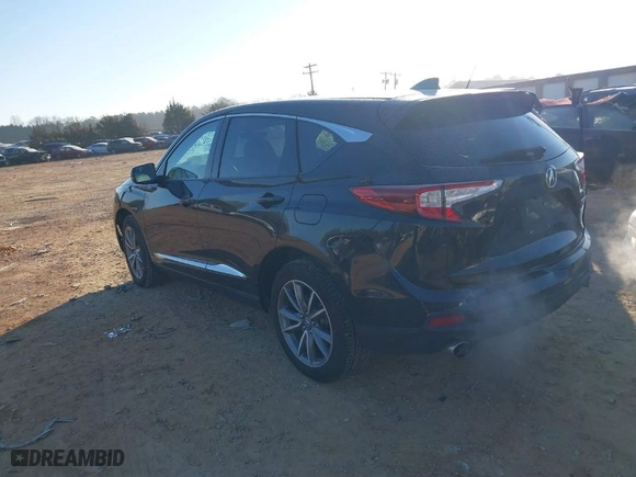 2019 Acura RDX w/Technology Pkg with VIN 5J8TC1H55KL024064, listed as a IAAI auction lot 41357149 with 62,598 mi miles. Bid and sale history available at carsss.com. Image 3.