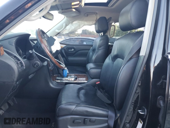 2018 Infiniti QX80 with VIN JN8AZ2NFXJ9664603, listed as a Copart auction lot 55458975 with 189,529 mi miles and Clean Title. Bid and sale history available at DreamBid. Image 7.
