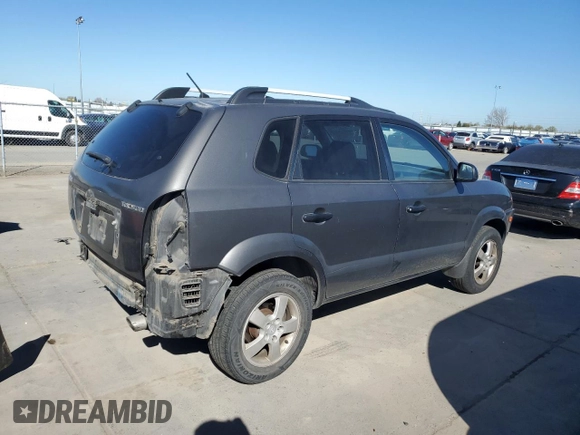 2007 Hyundai Tucson GLS with VIN KM8JM12B17U527296, listed as a Copart auction lot 50088065 with 151,857 mi miles and Salvage Title. Bid and sale history available at carsss.com. Image 3.