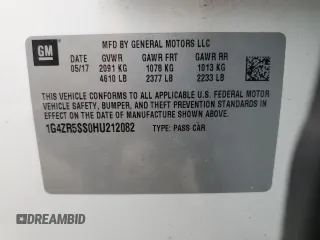 2017 Buick LaCrosse Premium with VIN 1G4ZR5SS0HU212082, listed as a Copart auction lot 51067465 with 126,437 mi miles and Salvage Title. Bid and sale history available at carsss.com. Image 14.