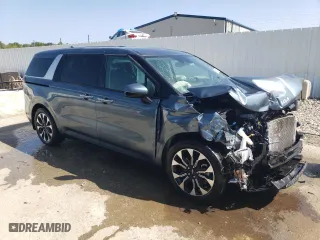 2023 Kia Carnival EX with VIN KNDNC5H39P6296782, listed as a Copart auction lot 68432114 with 27,887 mi miles and Salvage Title. Bid and sale history available at carsss.com. Image 4.