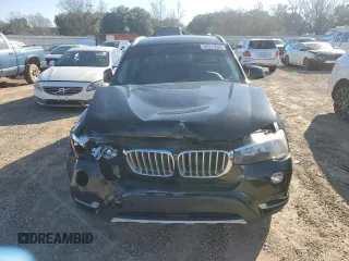 2017 BMW X3 xDrive28i with VIN 5UXWX9C57H0D97477, listed as a Copart auction lot 45215085 with 135,507 mi miles and Salvage Title. Bid and sale history available at DreamBid. Image 5.