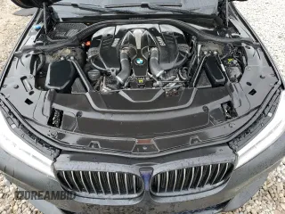 2018 BMW 7 Series 750i with VIN WBA7F0C55JGM23537, listed as a Copart auction lot 76824074 with 64,682 mi miles and Salvage Title. Bid and sale history available at carsss.com. Image 11.