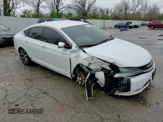 2015 Chrysler 200 C with VIN 1C3CCCCG9FN509616, listed as a Copart auction lot 51750365 with 55,874 mi miles and Salvage Title. Bid and sale history available at carsss.com. Image 11.