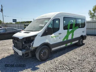 2019 Ford Transit Passenger XL with VIN 1FBZX2CM2KKB60969, listed as a Copart auction lot 71937604 with 114,827 mi miles and Salvage Title. Bid and sale history available at carsss.com. Image 1.