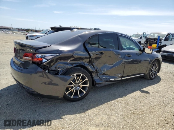 2016 Acura TLX Technology with VIN 19UUB2F55GA009812, listed as a Copart auction lot 53988675 with 60,578 mi miles and Salvage title. Bid and sale history available at DreamBid. Image 3.