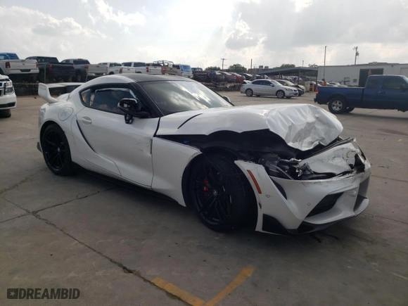 2020 Toyota GR Supra 3.0 with VIN WZ1DB4C09LW028428, listed as a Copart auction lot 50185354 with 0 mi miles. Bid and sale history available at carsss.com. Image 4.