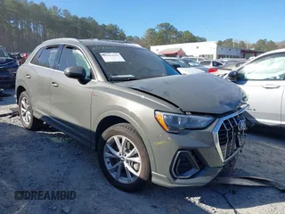 2021 Audi Q3 S line Premium with VIN WA1DECF39M1039802, listed as a IAAI auction lot 41663221 with 50,455 mi miles. Bid and sale history available at carsss.com. Image 13.