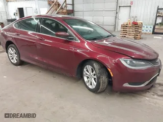 2015 Chrysler 200 Limited with VIN 1C3CCCAB8FN710379, listed as a IAAI auction lot 41209014 with 122,726 mi miles. Bid and sale history available at carsss.com. Image 1.