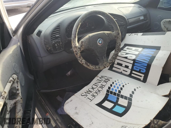 1997 BMW M3 with VIN WBSCD9324VEE06968, listed as a Copart auction lot 74778854 with Not provided miles and Salvage title. Bid and sale history available at DreamBid. Image 8.