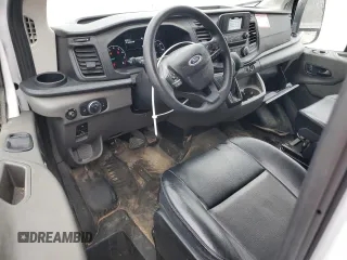 2023 Ford Transit Cargo with VIN 1FTYE1Y82PKB12155, listed as a Copart auction lot 44892755 with 28,921 mi miles and Salvage Title. Bid and sale history available at carsss.com. Image 8.