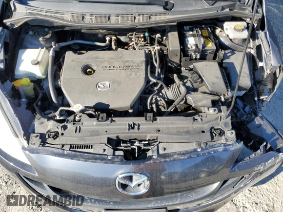 2015 Mazda 5 Touring with VIN JM1CW2CL0F0189125, listed as a Copart auction lot 46448045 with 103,885 mi miles and Salvage Title. Bid and sale history available at carsss.com. Image 12.