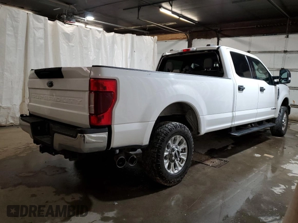 2021 Ford Super Duty F-250 SRW XL with VIN 1FT7W2BT8MED42689, listed as a Copart auction lot 50900035 with 150,012 mi miles and Salvage Title. Bid and sale history available at carsss.com. Image 3.