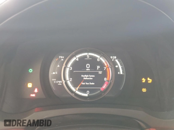 2024 Lexus IS 350 F Sport with VIN JTHGZ1B29R5075495, listed as a Copart auction lot 53697565 with 11,799 mi miles and Salvage title. Bid and sale history available at DreamBid. Image 9.