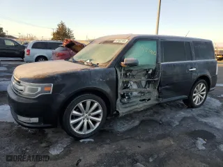 2014 Ford Flex Limited with VIN 2FMGK5D80EBD06882, listed as a Copart auction lot 42492765 with NaN miles and Salvage Title. Bid and sale history available at carsss.com. Image 1.