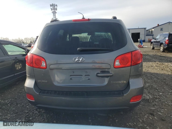 2009 Hyundai Santa Fe GLS with VIN 5NMSG13D89H235543, listed as a Copart auction lot 52861755 with 177,946 mi miles and Clean Title. Bid and sale history available at carsss.com. Image 6.