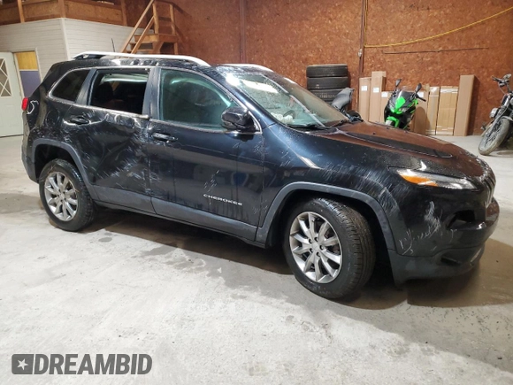 2018 Jeep Cherokee Limited z VIN 1C4PJMDB3JD571989, wystawiony jako Copart lot #47698015 z przebiegiem Nie podano mil oraz Szkoda całkowita • Salvage title. Historia ofert i sprzedaży dostępna na DreamBid. Obrazek 4.
